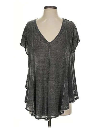 Pre-owned We The Free Short Sleeve T-shirt In Gray