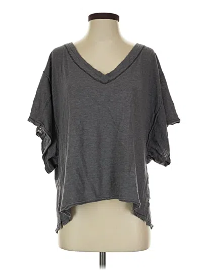 Pre-owned We The Free Short Sleeve T-shirt In Gray
