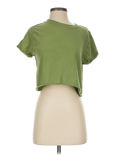Pre-owned We The Free Short Sleeve T-shirt In Green
