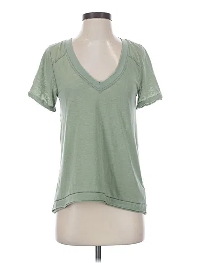 Pre-owned We The Free Short Sleeve T-shirt In Green