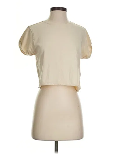 Pre-owned We The Free Short Sleeve T-shirt In Ivory