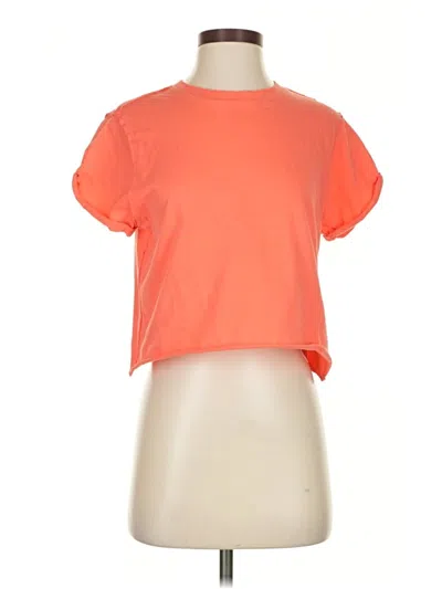 Pre-owned We The Free Short Sleeve T-shirt In Orange