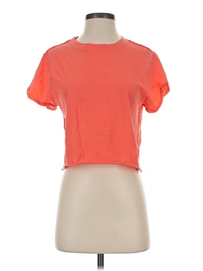 Pre-owned We The Free Short Sleeve T-shirt In Orange