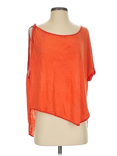 Pre-owned We The Free Short Sleeve T-shirt In Orange