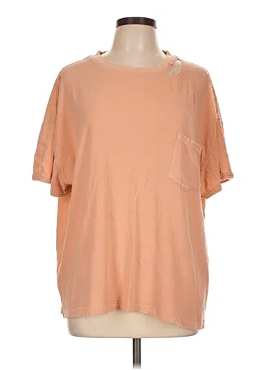 Pre-owned We The Free Short Sleeve T-shirt In Orange