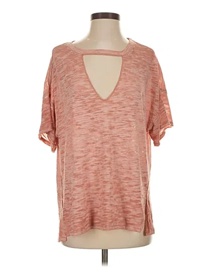 Pre-owned We The Free Short Sleeve T-shirt In Pink