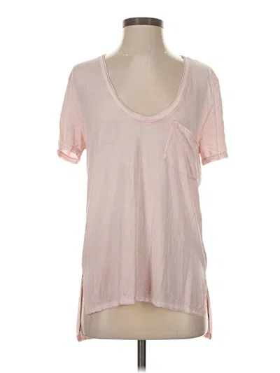 Pre-owned We The Free Short Sleeve T-shirt In Pink