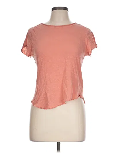 Pre-owned We The Free Short Sleeve T-shirt In Pink
