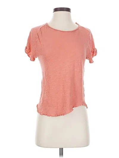 Pre-owned We The Free Short Sleeve T-shirt In Pink