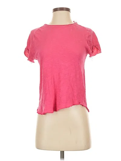 Pre-owned We The Free Short Sleeve T-shirt In Pink