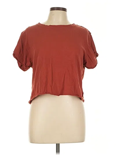 Pre-owned We The Free Short Sleeve T-shirt In Red