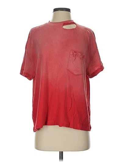 Pre-owned We The Free Short Sleeve T-shirt In Red