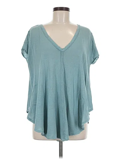 Pre-owned We The Free Short Sleeve T-shirt In Teal