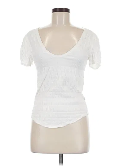 Pre-owned We The Free Short Sleeve T-shirt In White