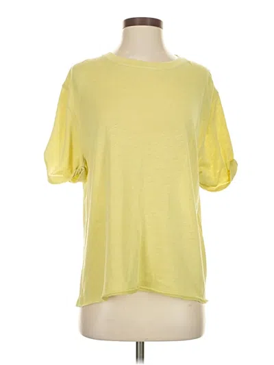 Pre-owned We The Free Short Sleeve T-shirt In Yellow