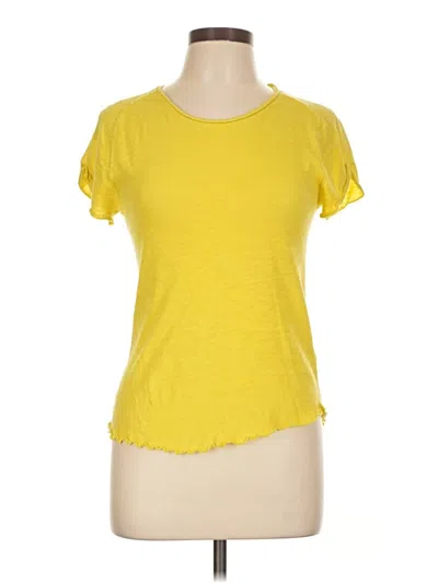 Pre-owned We The Free Short Sleeve T-shirt In Yellow
