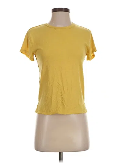 Pre-owned We The Free Short Sleeve T-shirt In Yellow