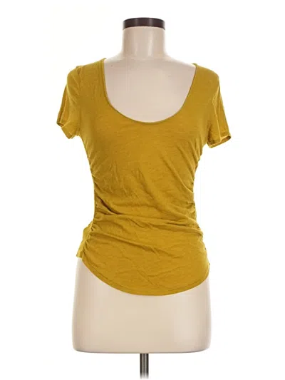Pre-owned We The Free Short Sleeve T-shirt In Yellow