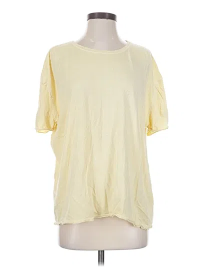 Pre-owned We The Free Short Sleeve T-shirt In Yellow