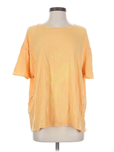 Pre-owned We The Free Short Sleeve T-shirt In Yellow