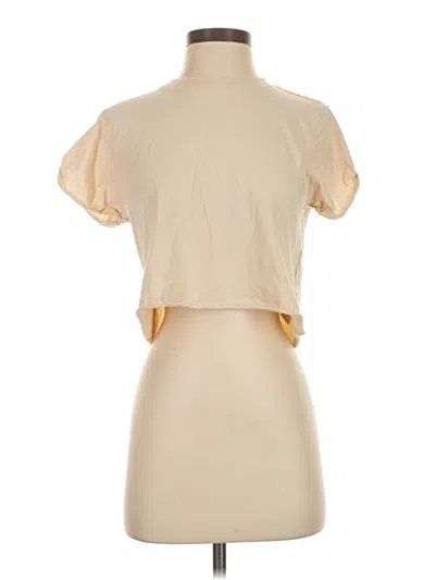 Pre-owned We The Free Short Sleeve Turtleneck In Brown