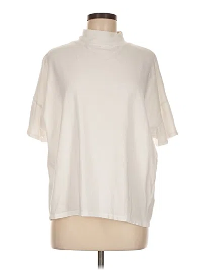 Pre-owned We The Free Short Sleeve Turtleneck In White