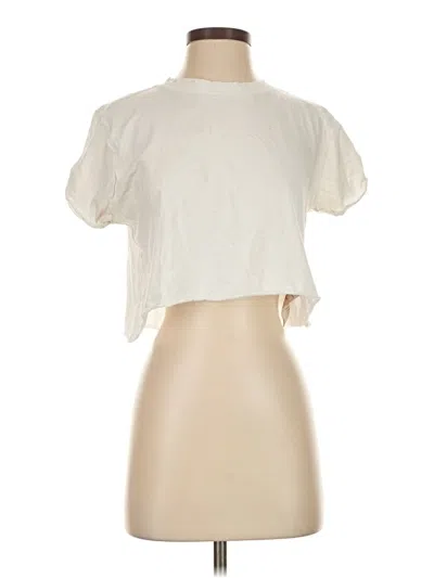 Pre-owned We The Free Short Sleeve Turtleneck In White