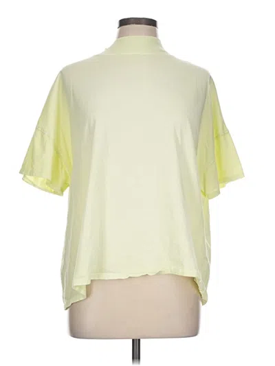 Pre-owned We The Free Short Sleeve Turtleneck In Yellow