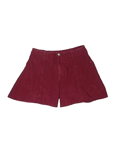 Pre-owned We The Free Shorts In Burgundy