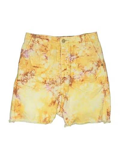 Pre-owned We The Free Shorts In Yellow