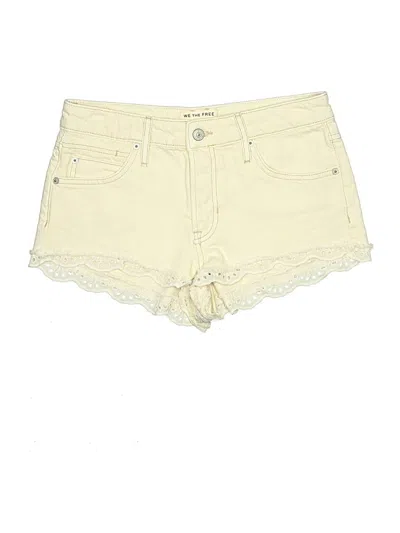 Pre-owned We The Free Shorts In Yellow