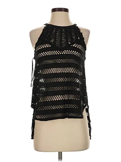 Pre-owned We The Free Sleeveless Blouse In Black