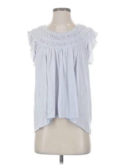 Pre-owned We The Free Sleeveless Blouse In Blue