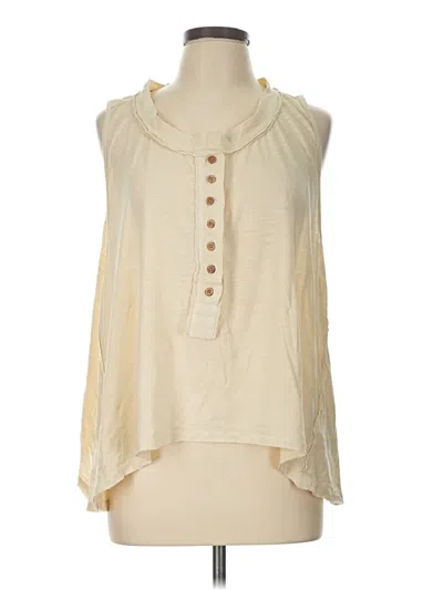 Pre-owned We The Free Sleeveless Blouse In Ivory