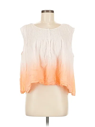 Pre-owned We The Free Sleeveless Blouse In Orange