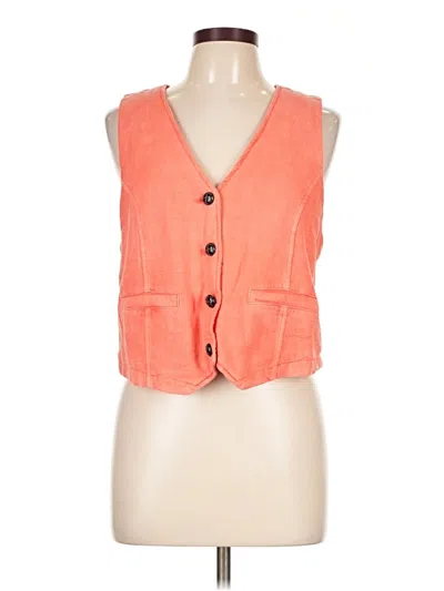 Pre-owned We The Free Sleeveless Blouse In Orange