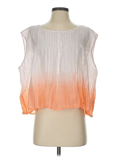 Pre-owned We The Free Sleeveless Blouse In Orange