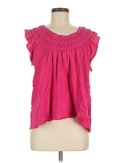 Pre-owned We The Free Sleeveless Blouse In Pink
