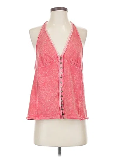 Pre-owned We The Free Sleeveless Blouse In Pink