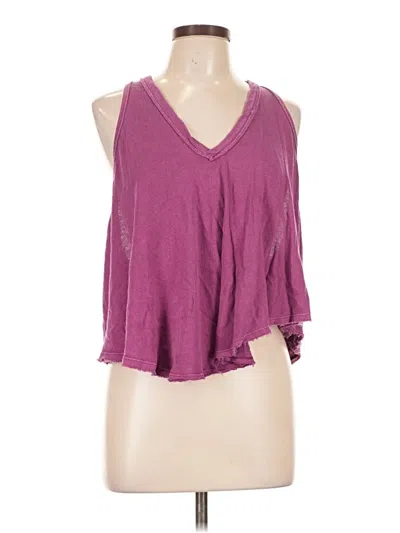 Pre-owned We The Free Sleeveless Blouse In Purple