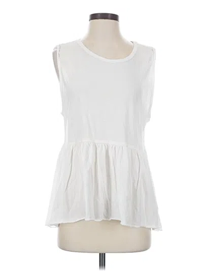 Pre-owned We The Free Sleeveless Blouse In White