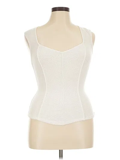 Pre-owned We The Free Sleeveless Top Ivory Sweetheart Neckline Tops