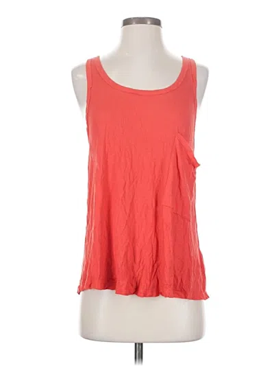 Pre-owned We The Free Sleeveless Top Orange Scoop Neck Tops