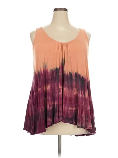 Pre-owned We The Free Sleeveless Top Pink Strapless Neckline Tops
