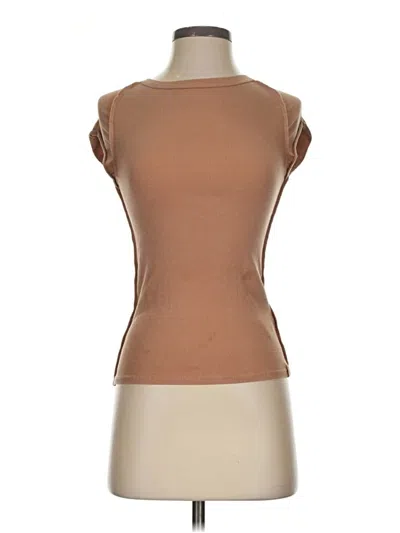 Pre-owned We The Free Sleeveless T-shirt In Brown