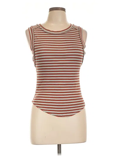 Pre-owned We The Free Sleeveless T-shirt In Brown
