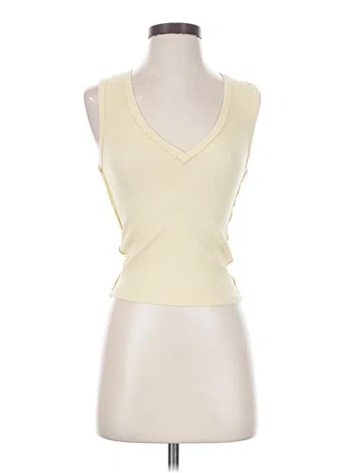 Pre-owned We The Free Sleeveless T-shirt In Ivory