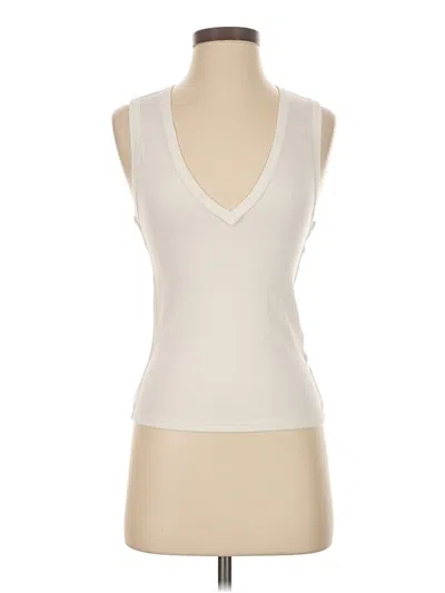 Pre-owned We The Free Sleeveless T-shirt In Ivory
