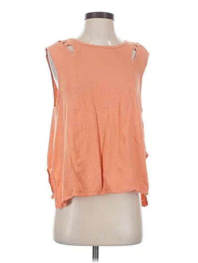 Pre-owned We The Free Sleeveless T-shirt In Orange
