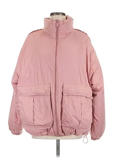 Pre-owned We The Free Snow Jacket In Pink